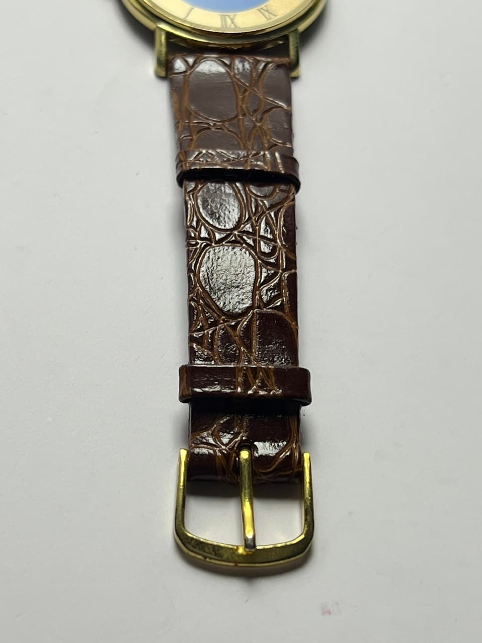 Đồng hồ logo liên hợp quốc vintage, máy quartz nhật, thiết kế cổ điển thanh lịch
