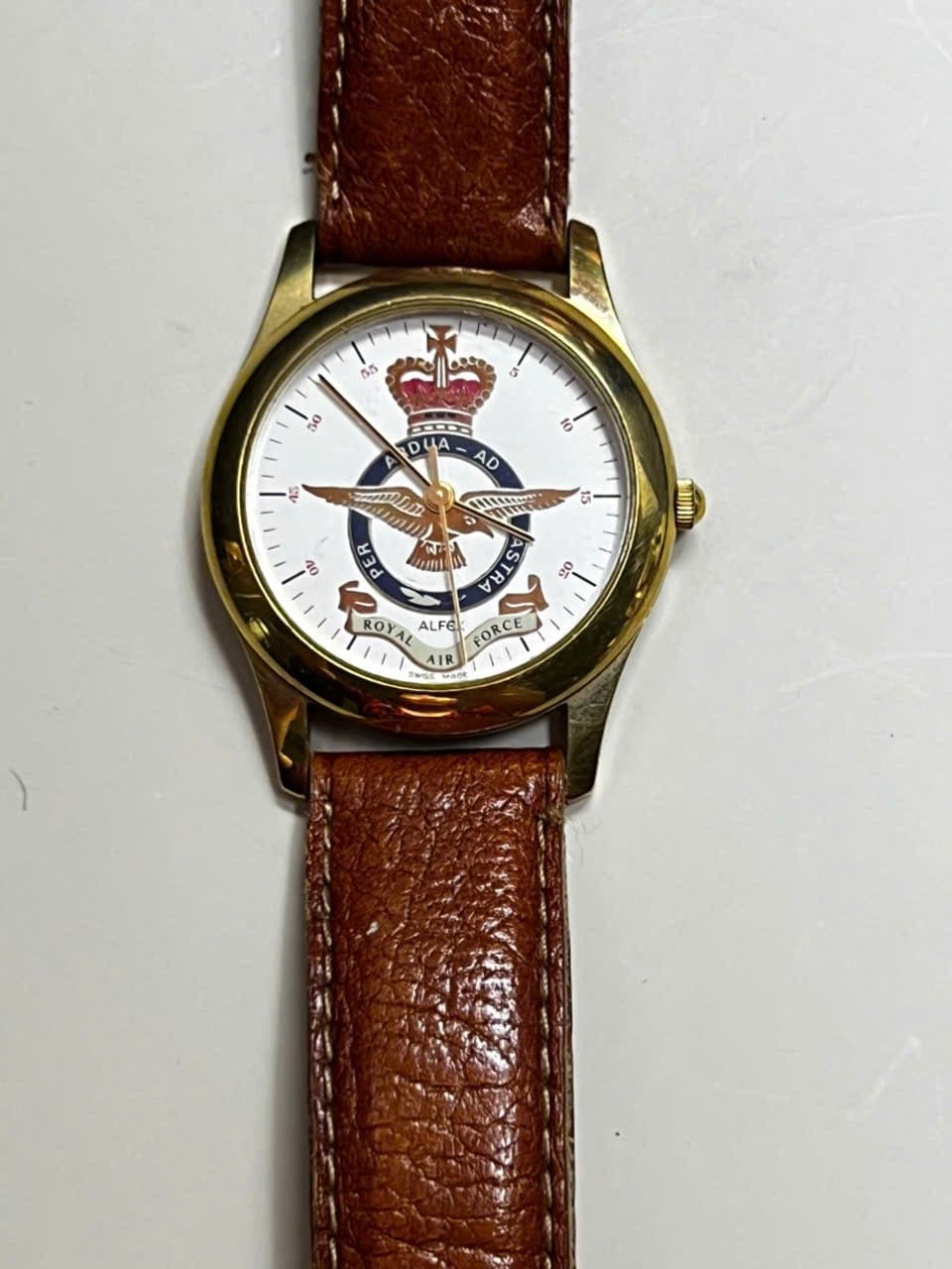 Đồng hồ nam Alfex-Royal Air Force máy pin chính hãng thụy sĩ, độ mới cao, bảo hành máy
