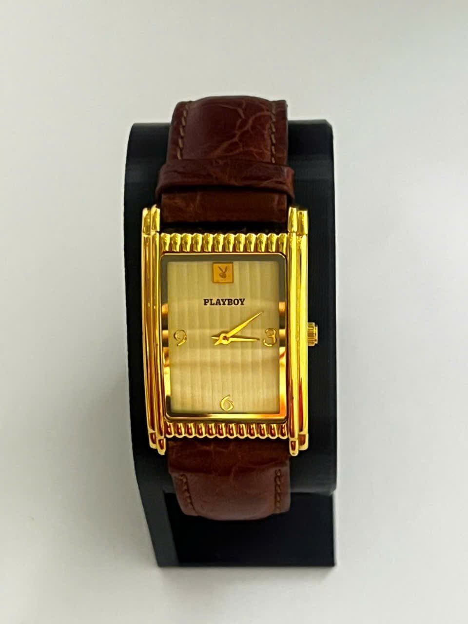 Đồng hồ nữ Playboy mặt vuông cổ điển, phong cách vintage thanh lịch, độ mới cao