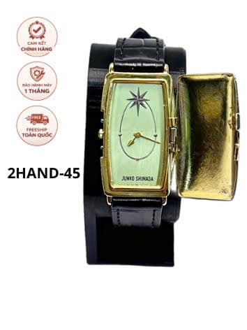 Đồng hồ nữ Junko Shimada Vintage có nắp mở độc lạ, máy pin chính hãng nhật bản, độ mới cao