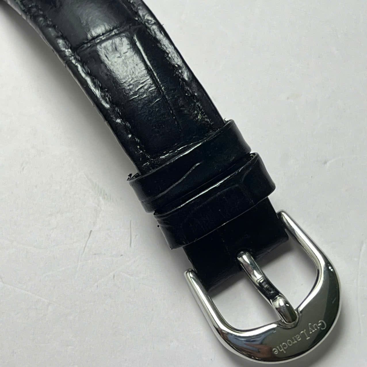 Đồng hồ Guy Laroche máy pin, thời trang pháp, mặt đính đá, đồng hồ 2hand độ mới cao dây khóa nguyên zin