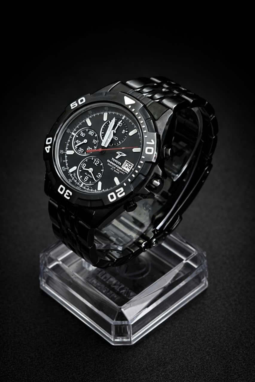Đồng hồ nam Seiko chronograph Toyota, bản limited kỷ niệm đội đua Toyota siêu vip