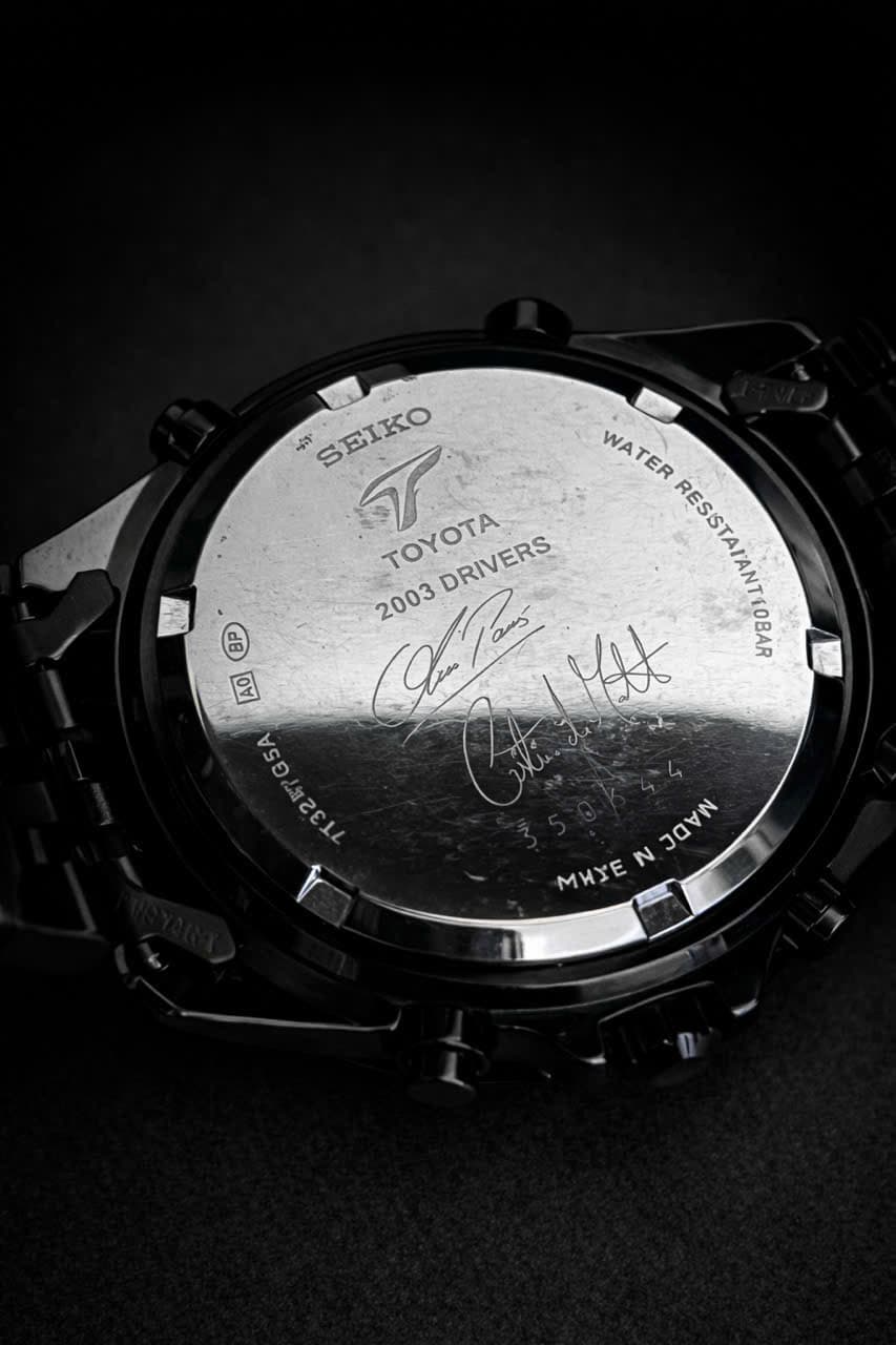 Đồng hồ nam Seiko chronograph Toyota, bản limited kỷ niệm đội đua Toyota siêu vip