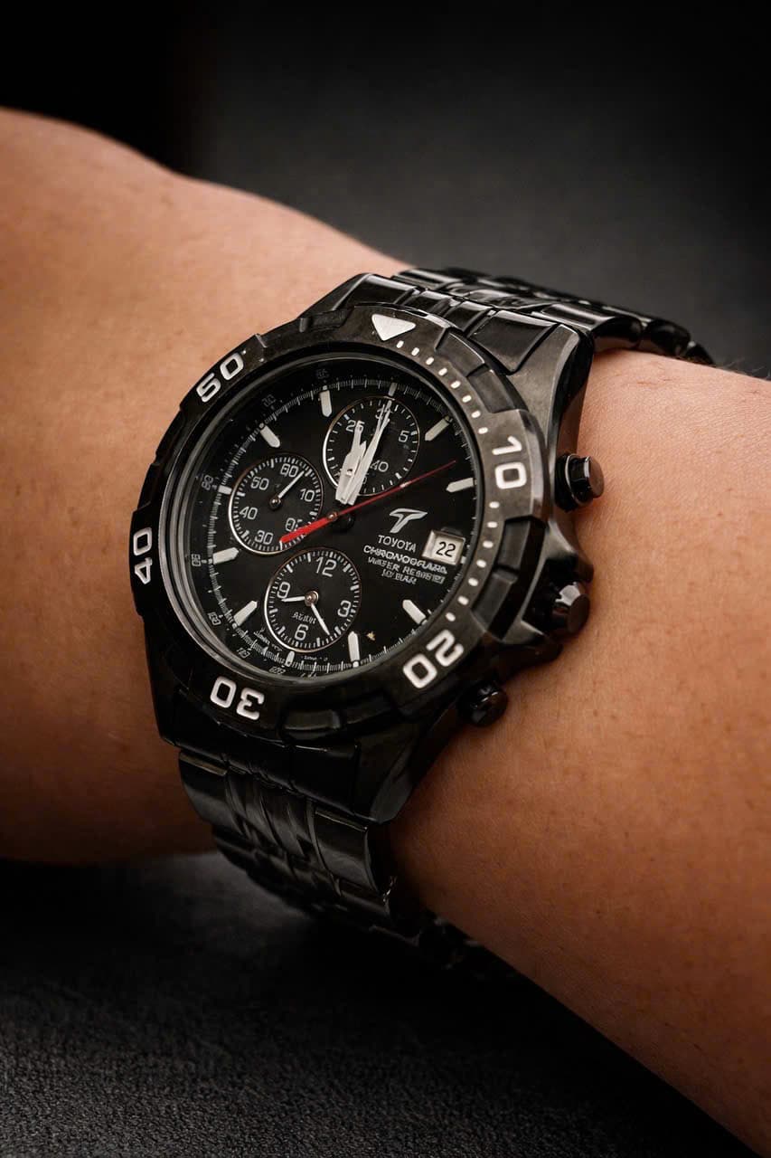 Đồng hồ nam Seiko chronograph Toyota, bản limited kỷ niệm đội đua Toyota siêu vip
