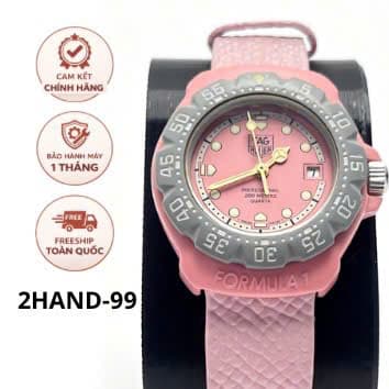 Đồng hồ TAG Heuer Formula 1 nữ màu hồng Quartz – sport watch 200M chính hãng