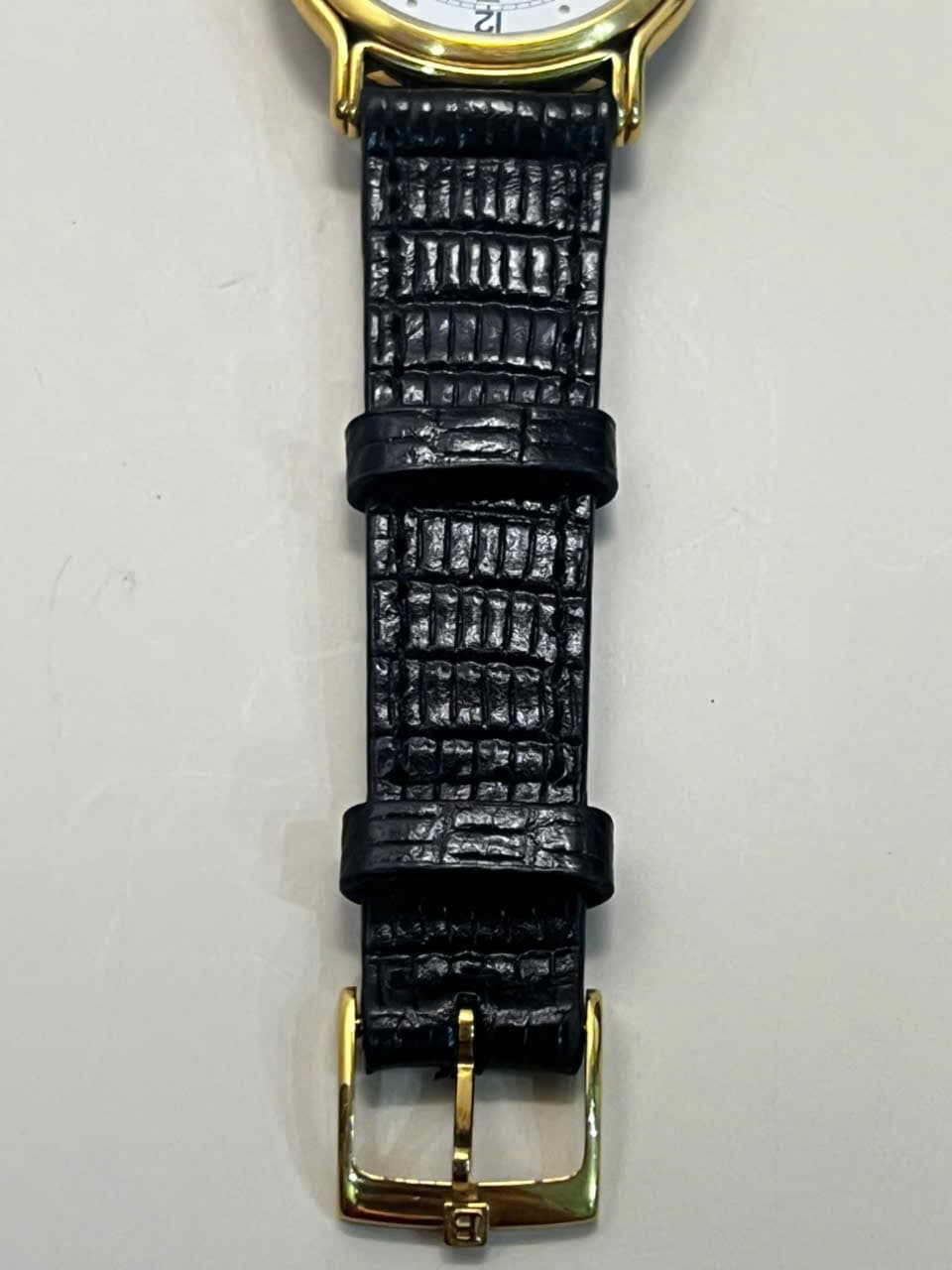 Đồng hồ Bally mặt trắng cổ điển dây da chính hãng thụy sĩ, độ mới cao, bảo hành máy 1 tháng