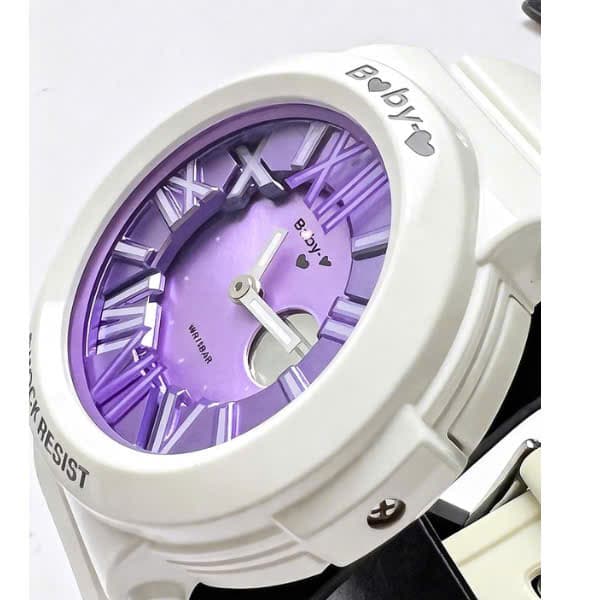 Đồng hồ Casio baby-g mặt tím độ mới cao chính hãng nhật bản