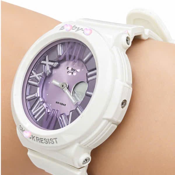 Đồng hồ Casio baby-g mặt tím độ mới cao chính hãng nhật bản