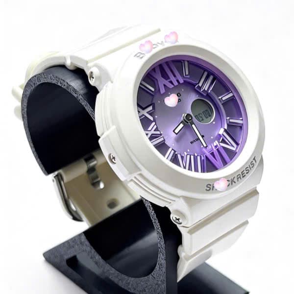 Đồng hồ Casio baby-g mặt tím độ mới cao chính hãng nhật bản