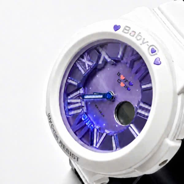 Đồng hồ Casio baby-g mặt tím độ mới cao chính hãng nhật bản