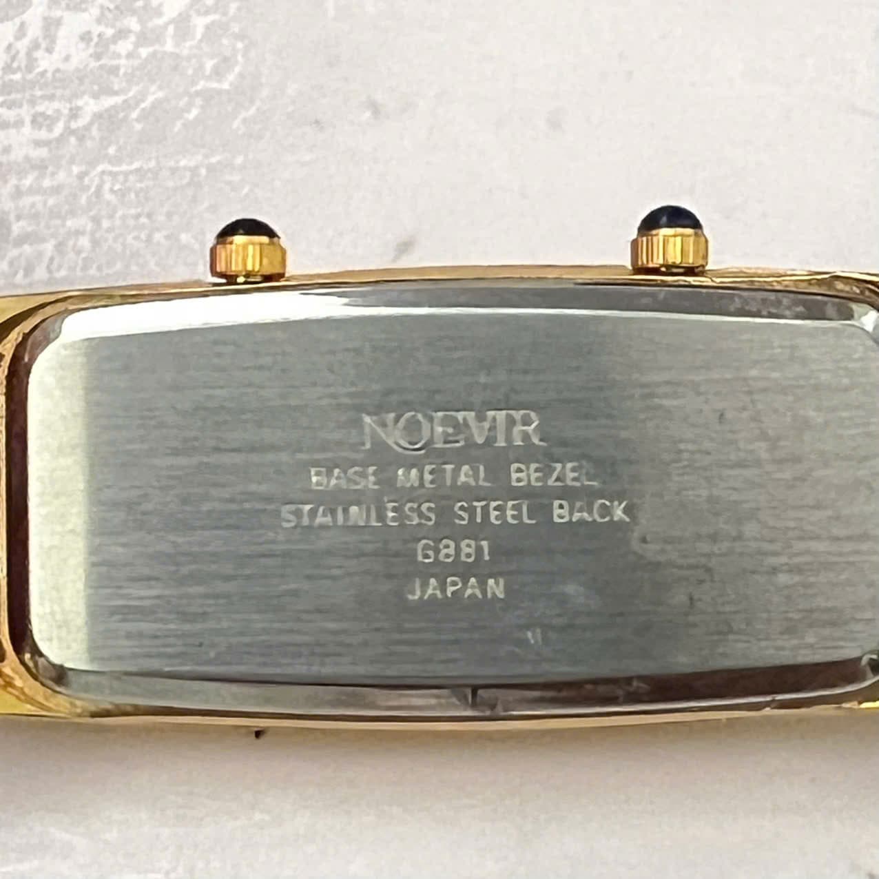 Đồng hồ nữ nhật vintage 2 mặt số dáng tank dây da độ mới cao