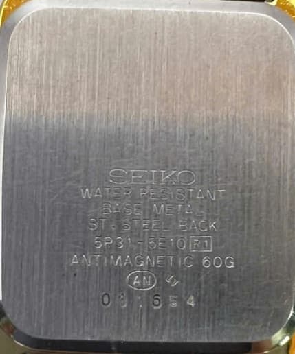 Đồng hồ Seiko tank vintage thanh lịch, mỏng nhẹ, chính hãng nhật bản, độ mới cao