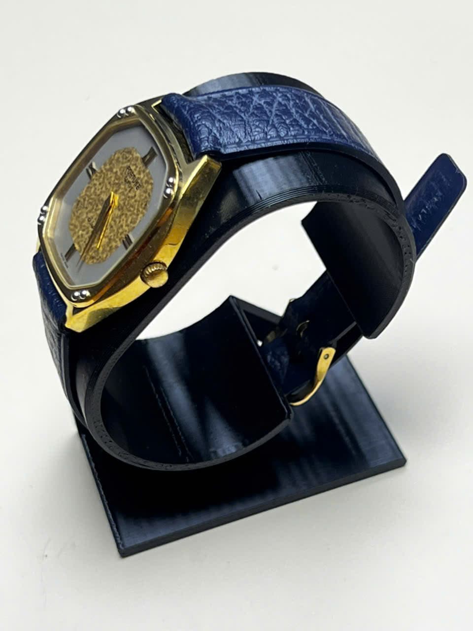 Đồng hồ Fortuna Geneve swiss, đồng hồ vuông cổ điển, máy thụy sĩ, dây da vintage sang trọng