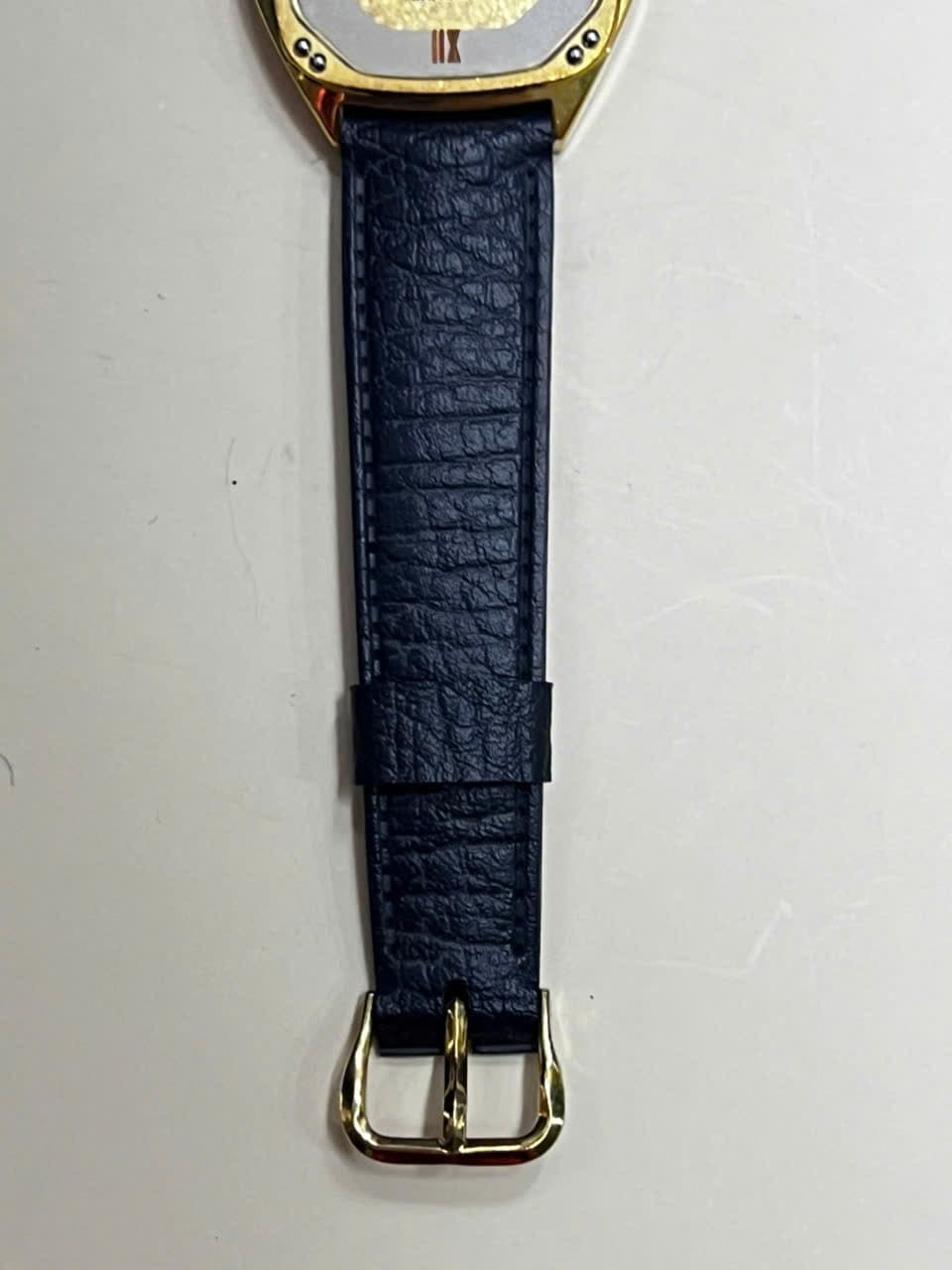 Đồng hồ Fortuna Geneve swiss, đồng hồ vuông cổ điển, máy thụy sĩ, dây da vintage sang trọng