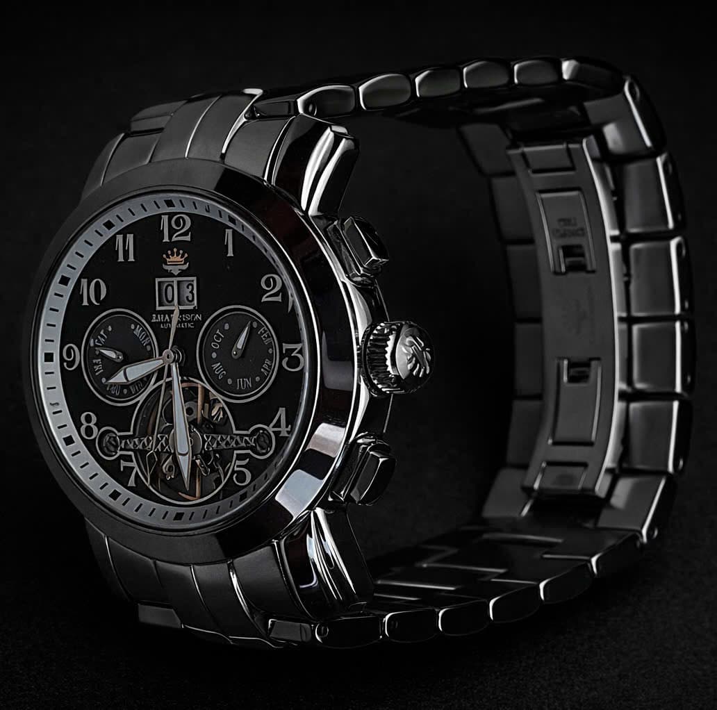 Đồng hồ nam J.Harrison automatic mới 99%, chính hãng nhật bản, bản hành máy 1 tháng
