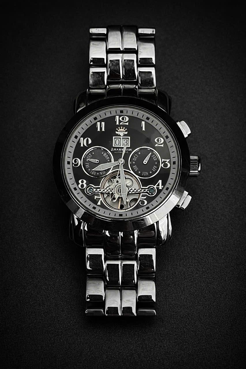Đồng hồ nam J.Harrison automatic mới 99%, chính hãng nhật bản, bản hành máy 1 tháng