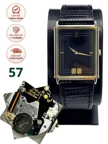 Đồng hồ Seiko máy pin chính hãng nhật bản siêu mỏng dây da cao cấp, đồng hồ 2hand độ mới cao