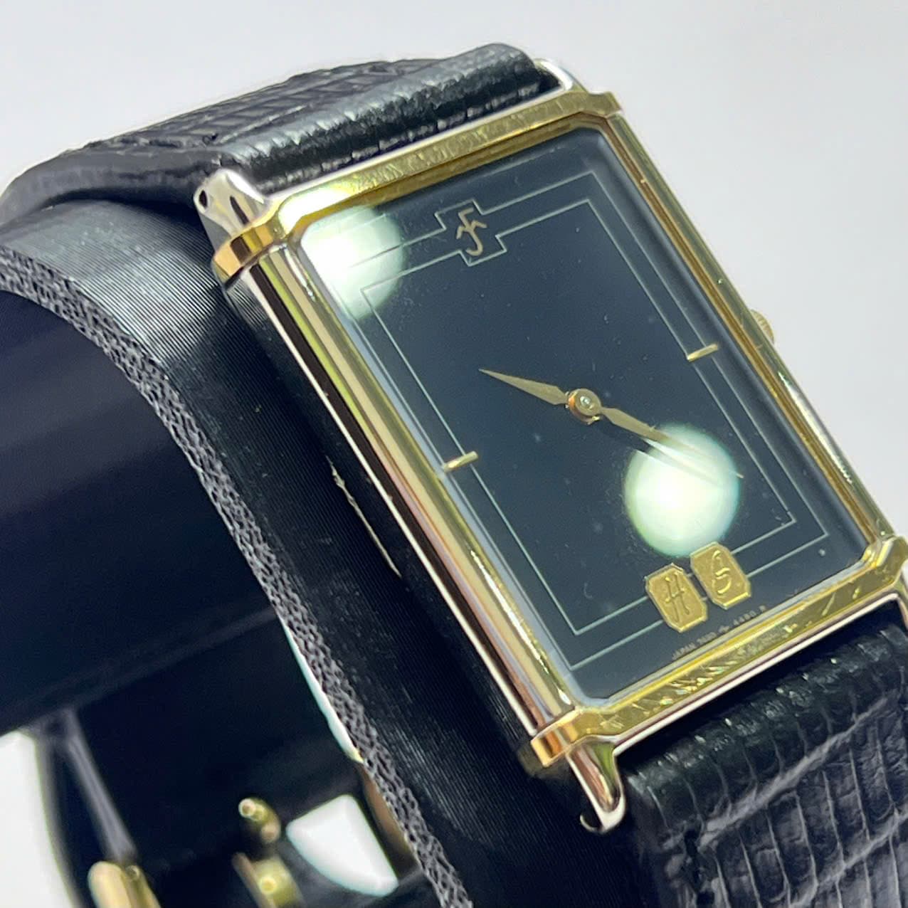 Đồng hồ Seiko máy pin chính hãng nhật bản siêu mỏng dây da cao cấp, đồng hồ 2hand độ mới cao