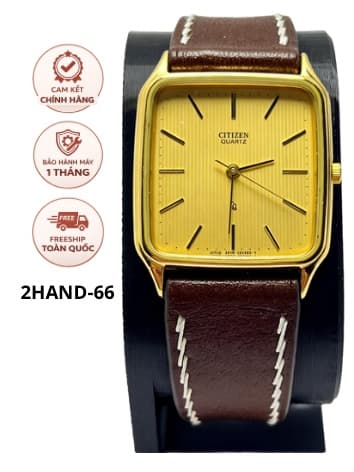 Đồng hồ Citizen vintage dáng bát giác độc lạ, chính hãng nhật bản, độ mới cao