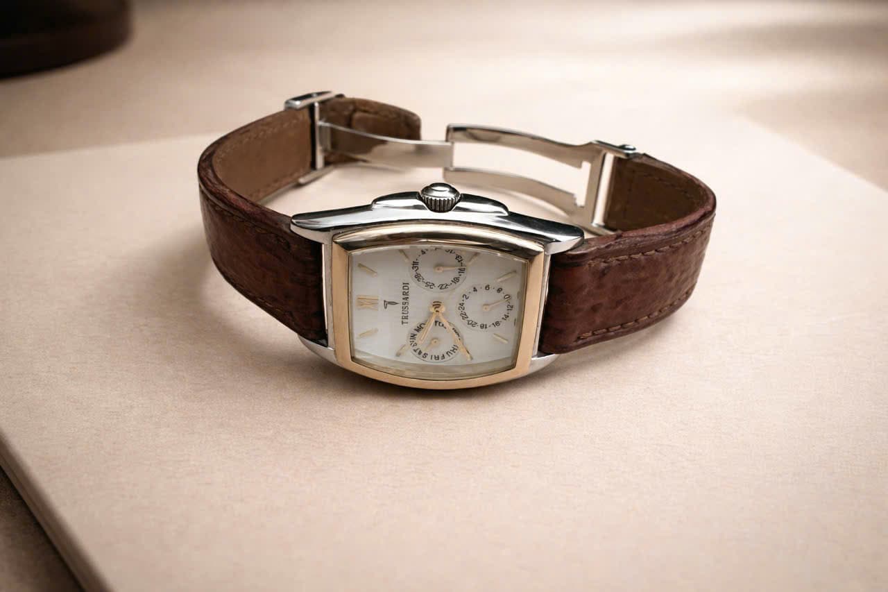 Đồng hồ nam Trussardi quartz Italy, độ mới cao, hàng chính hãng