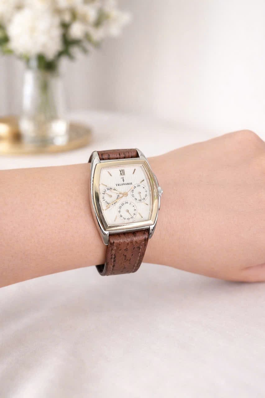 Đồng hồ nam Trussardi quartz Italy, độ mới cao, hàng chính hãng