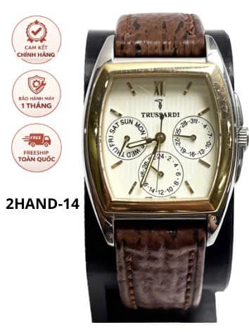Đồng hồ nam Trussardi quartz Italy, độ mới cao, hàng chính hãng