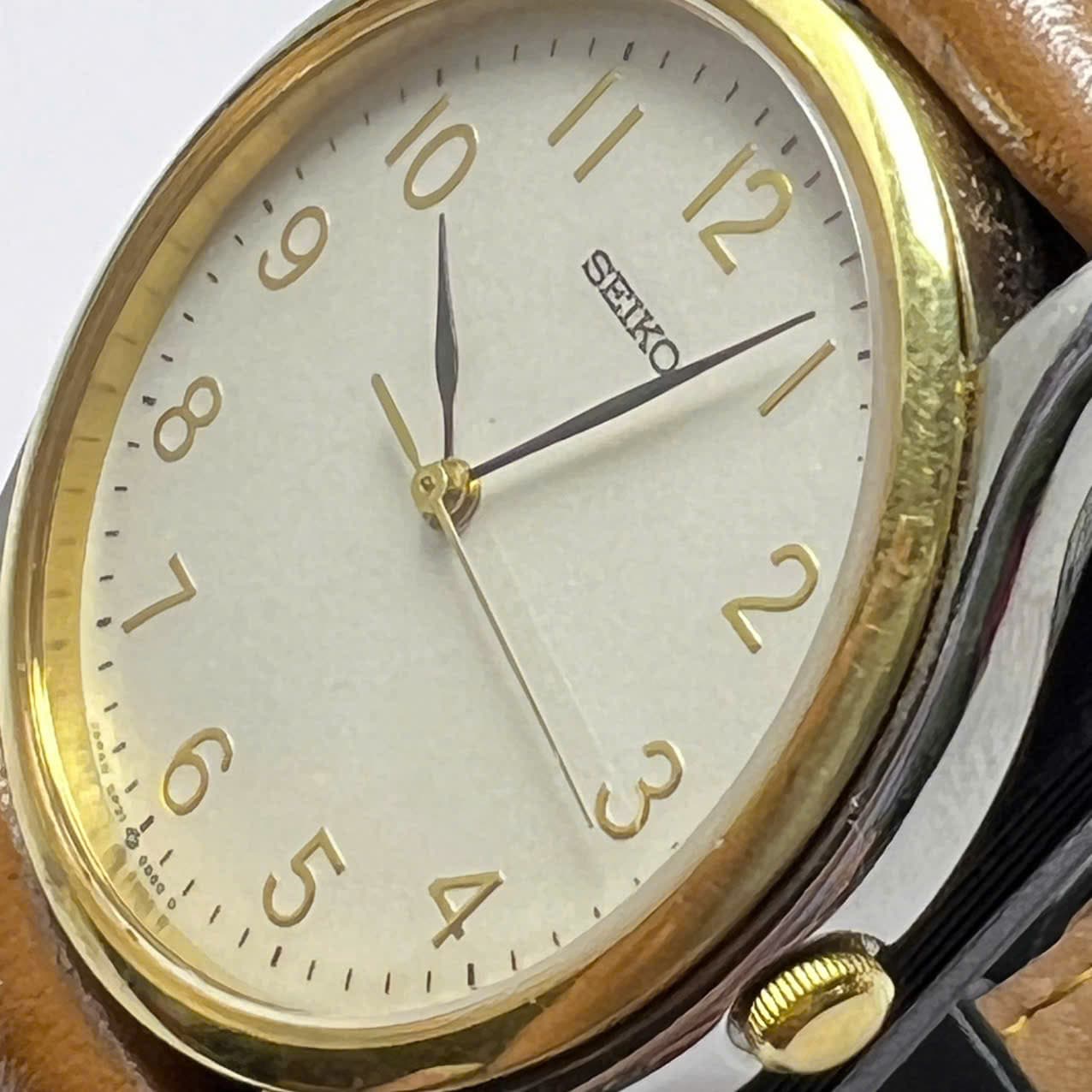Đồng hồ Seiko máy pin, mặt số học trò, độ mới cao, chính hãng nhật bản