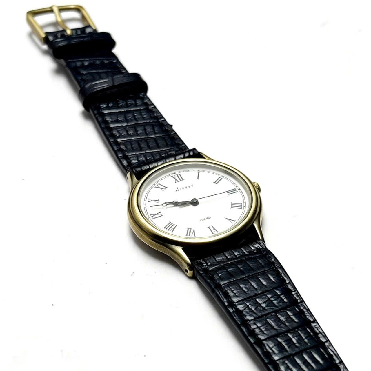 Đồng hồ Seiko Avenue máy pin chính hãng nhật bản mặt la mã vỏ mạ vàng đồng