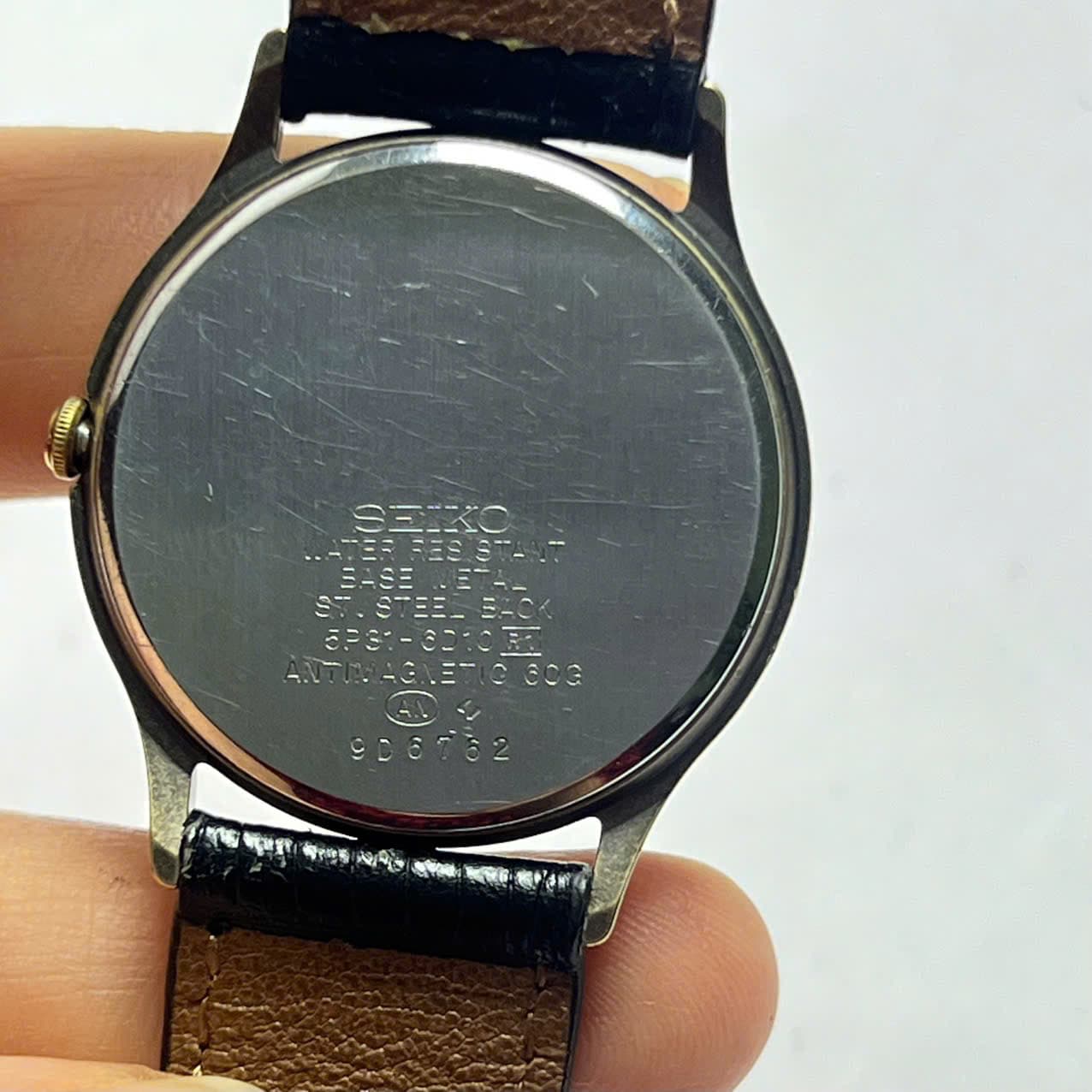 Đồng hồ Seiko Avenue máy pin chính hãng nhật bản mặt la mã vỏ mạ vàng đồng