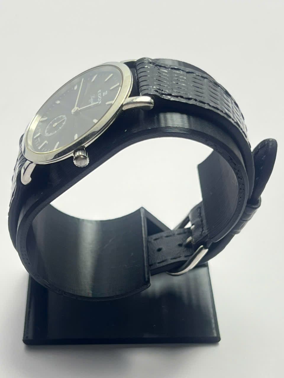 Đồng hồ Edox swiss kính sapphire máy pin, mỏng nhẹ thanh lịch, độ mới cao