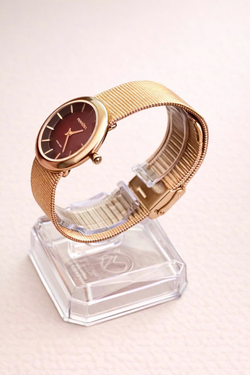 Đồng hồ nữ Pandora Pure máy pin chính hãng thụy sĩ, vỏ thép không rỉ mạ vàng