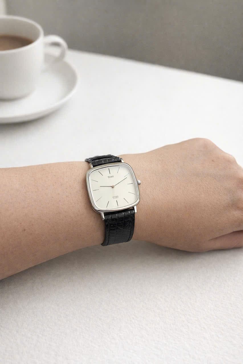 Đồng hồ nam Citizen Duke máy nhật chạy pin, độ mới cao, bảo hành máy 1 tháng
