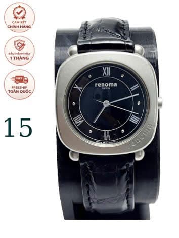 Đồng hồ Renoma Paris thương hiệu thời trang pháp, máy chính hãng nhật bản, độ mới cao