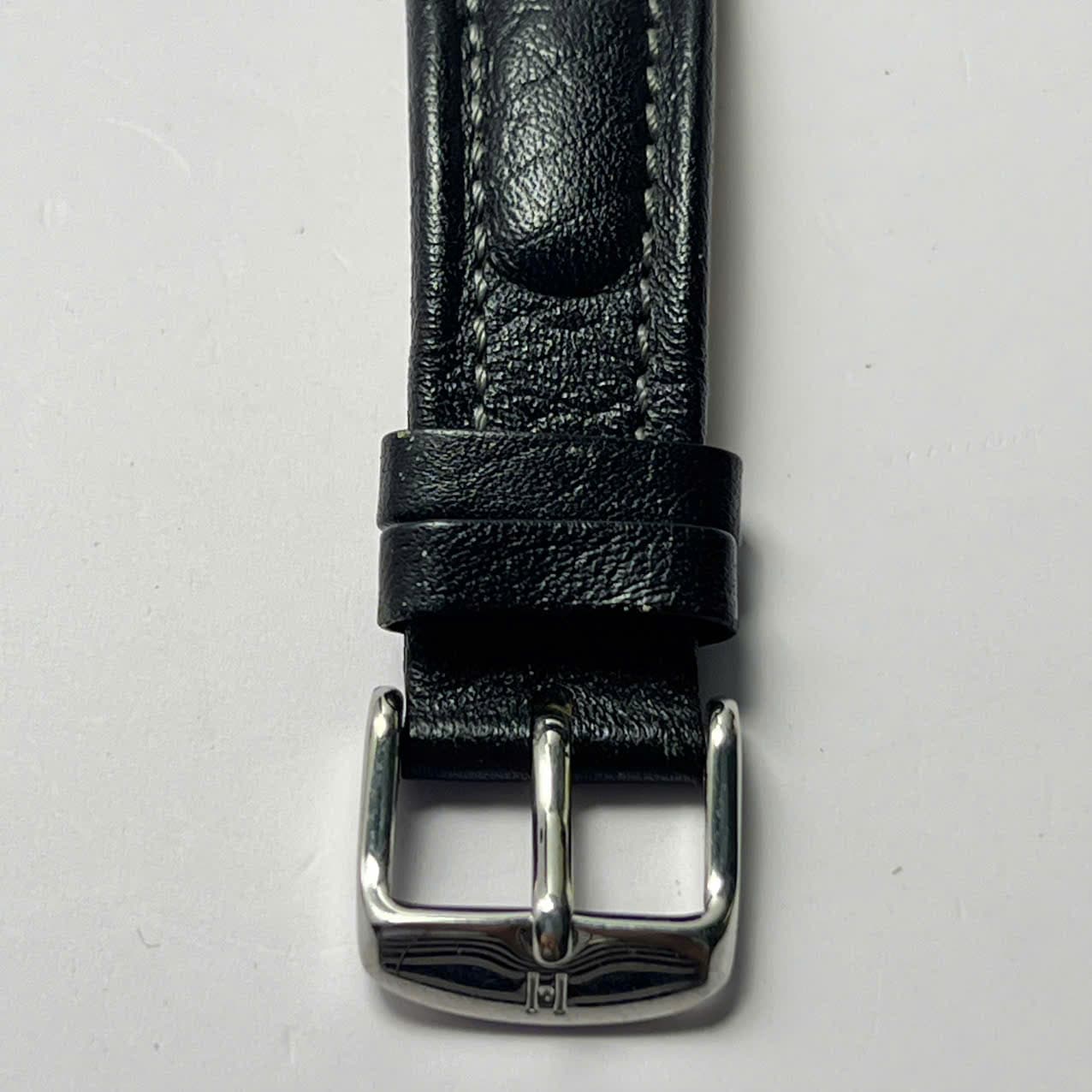 Đồng hồ nam dây da Armi Field Watch mặt trắng quân đội, đồng hồ nam vintage
