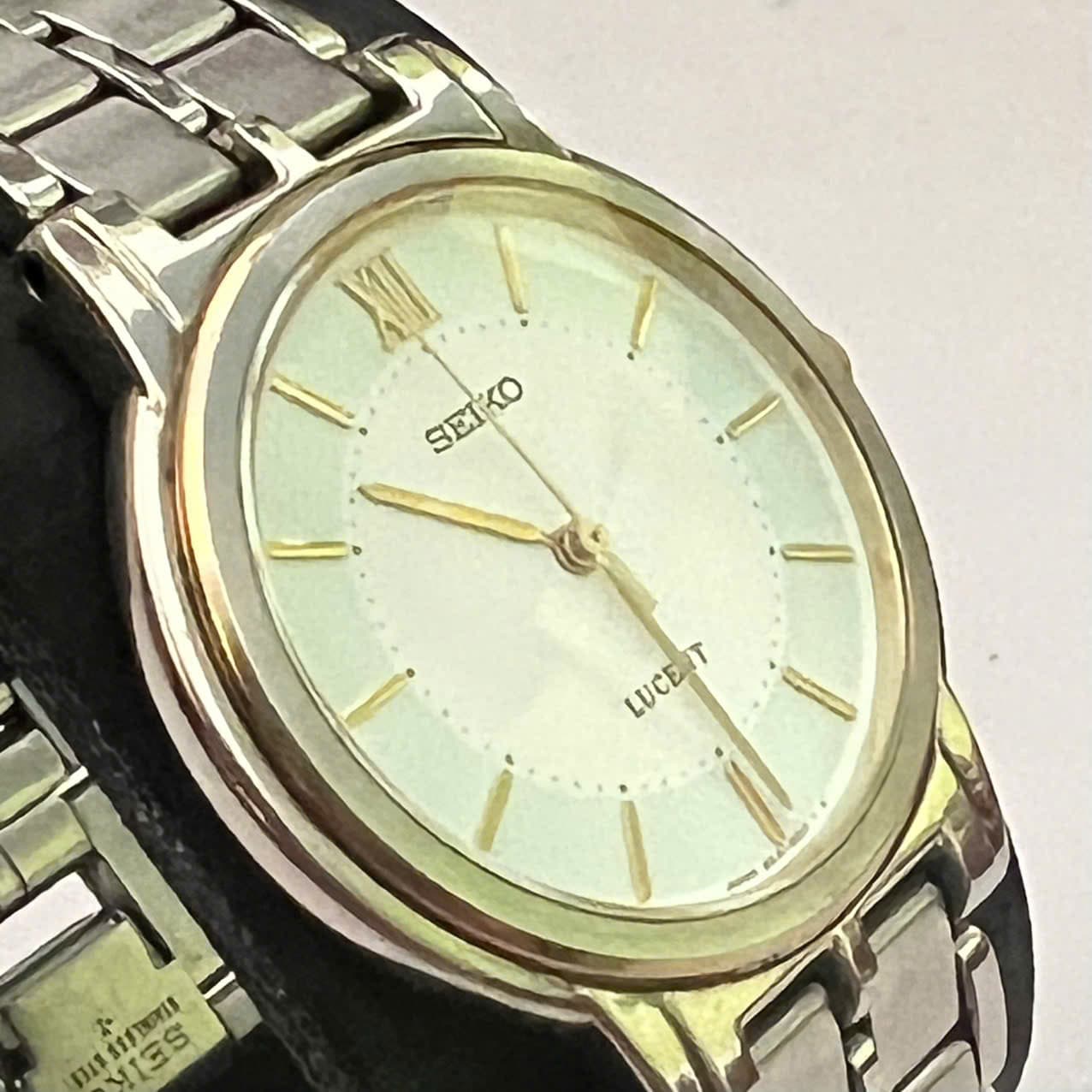 Đồng hồ Seiko Quartz japan dây thép siêu mỏng, dây ngắn vừa tay nhỏ hơn 18 mm