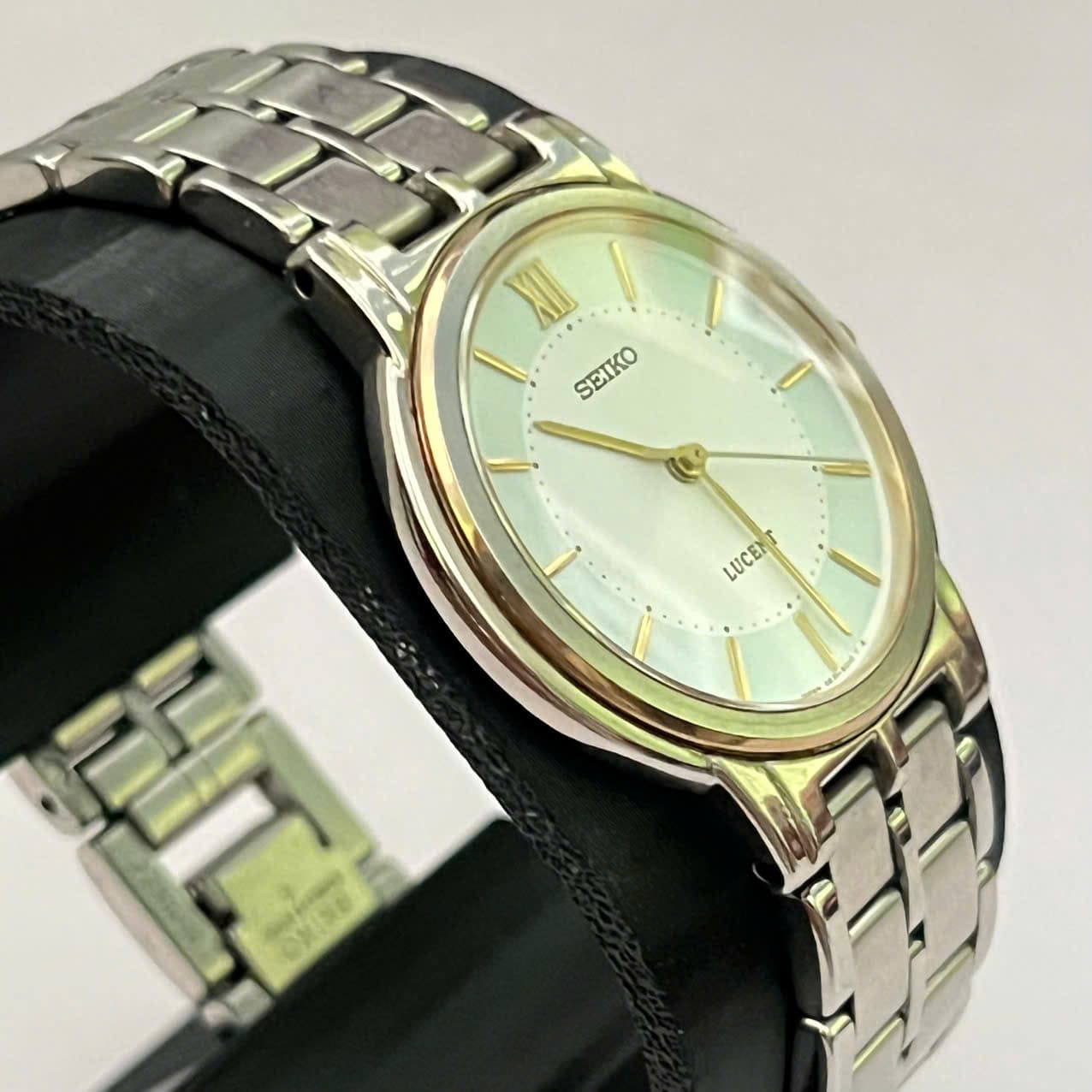 Đồng hồ Seiko Quartz japan dây thép siêu mỏng, dây ngắn vừa tay nhỏ hơn 18 mm