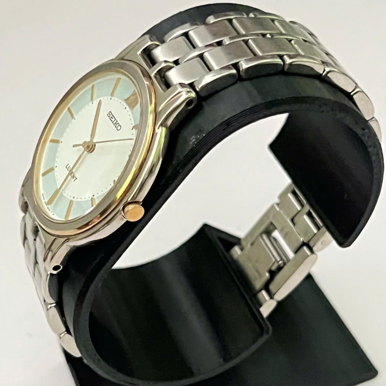 Đồng hồ Seiko Quartz japan dây thép siêu mỏng, dây ngắn vừa tay nhỏ hơn 18 mm