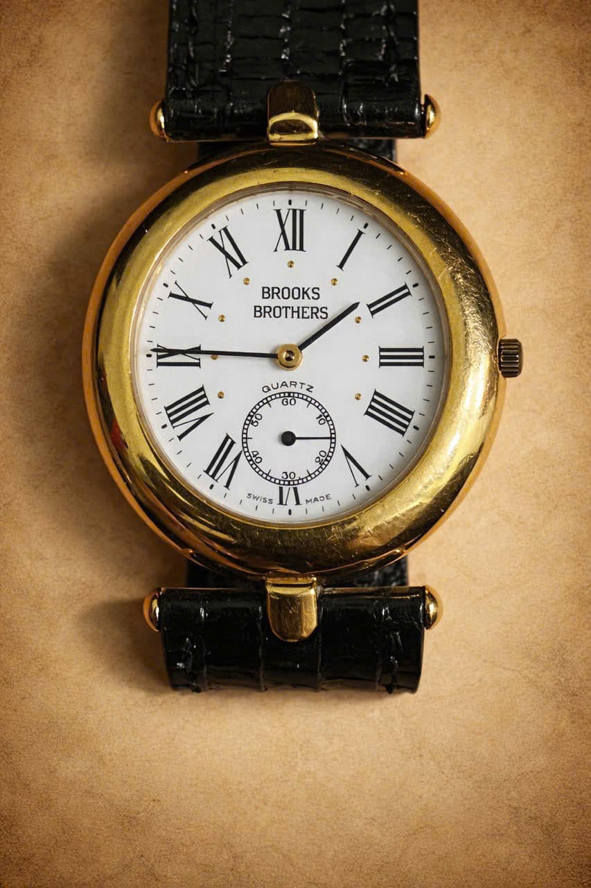 Đồng hồ nữ Brooks Brothers máy thụy, phong cách cổ điển, bảo hành máy