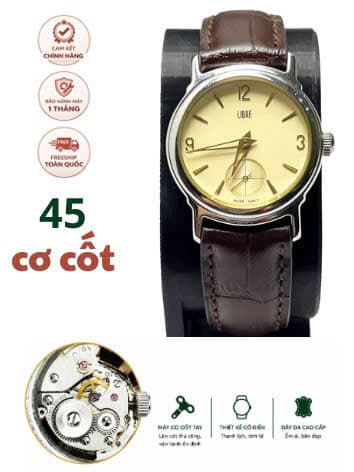 Đồng hồ Libra cơ cốt tay máy thụy sĩ sản xuất lắp ráp tại nhật bản chính hãng độ mới cao
