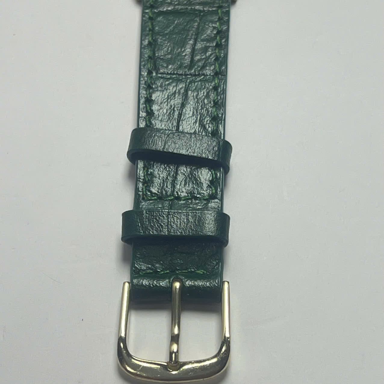 Đồng hồ nam Citizen máy pin chính hãng nhật bản, mặt vàng gold vuông cổ điển, độ mới cao